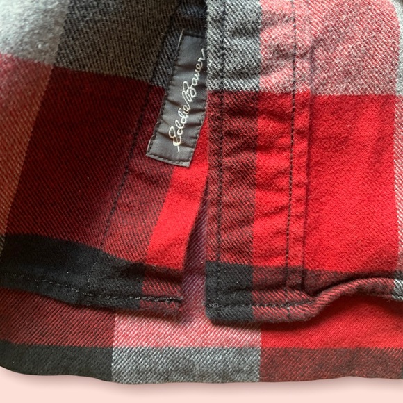 Eddie Bauer Slim Fit Flannel Shirt - Picture 3 of 4